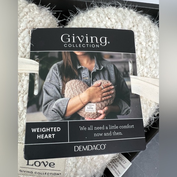 DEMDACO® Weighted Heart Giving Pillow - Picture 3 of 6